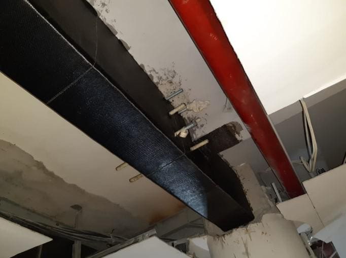 Aplikasi Perkuatan FRP Mapei