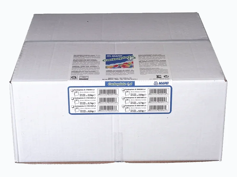 CARBOPLATE MAPEI untuk perkuatan pelat, balok, kolom, dan sambungan balok-kolom