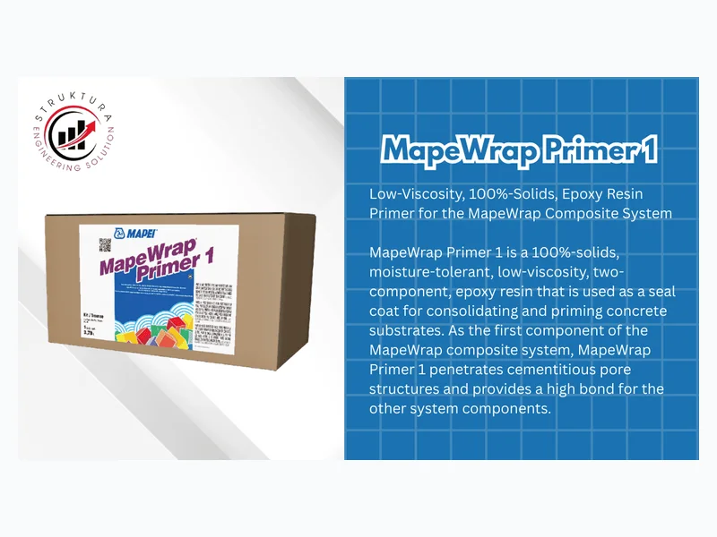 MAPEWRAP PRIMER 1 MAPEI untuk resin untuk perekat struktural