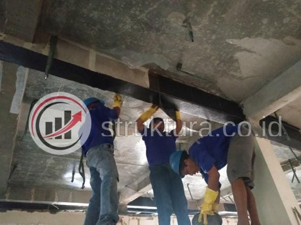 Wrapping CFRP Composite Pada Balok Beton