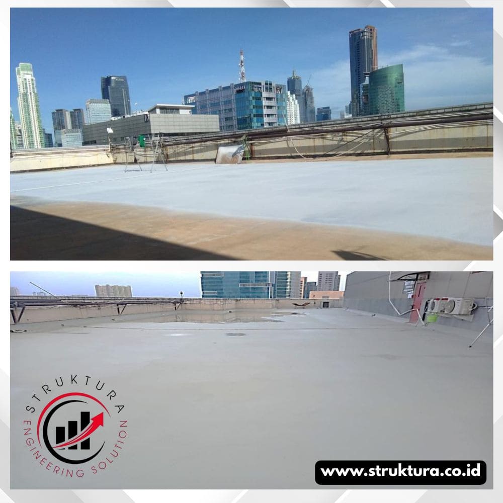 Project Waterproofing Polyurea MAPEI di Gedung KPK